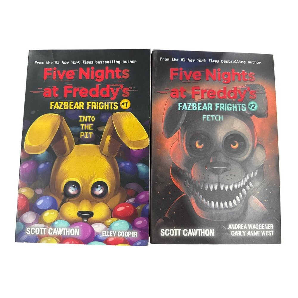 Five Nights At Freddys Fazbear Frights #1 & #2 Paperback Books By Scott Cawthon